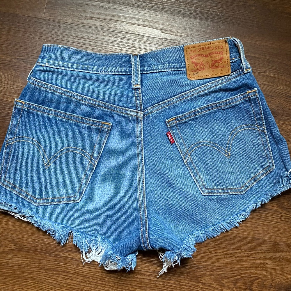 Levi 501 denim shorts